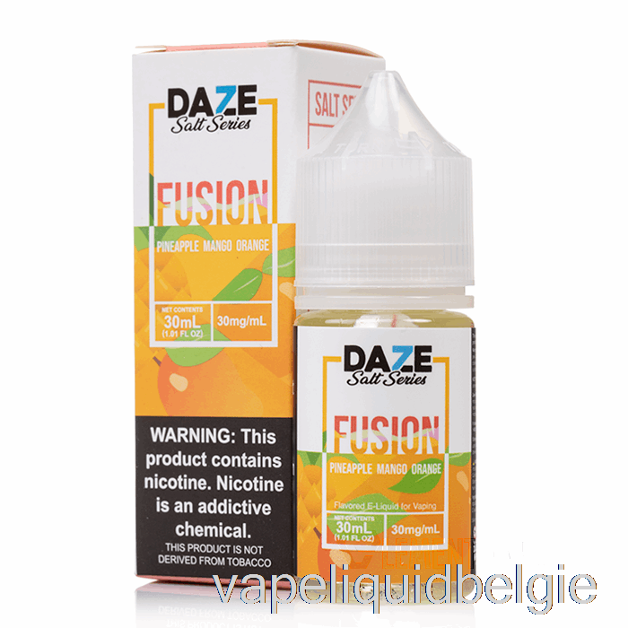 Vape Vloeibare Ananas Mango Sinaasappel - 7 Daze Fusiezout - 30 Ml 30 Mg